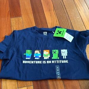 Minecraft Kids T-Shirt size 13 Blue